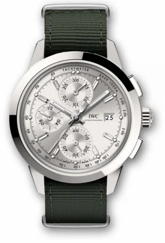 IWC Ingenieur Chronograph Custom Stainless Steel / Silver-Rhodium / NATO IW3808-AF (IW3808AF)